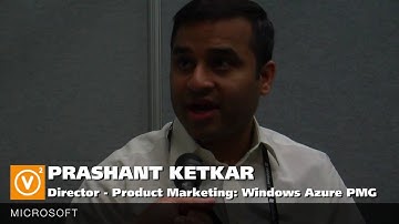 Prashant Ketkar - Director Product Marketing: Windows Azure