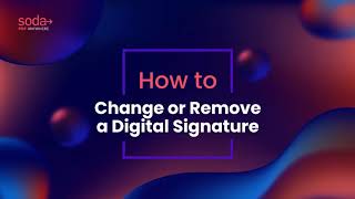 How to Change or Remove a Digital Signature screenshot 5