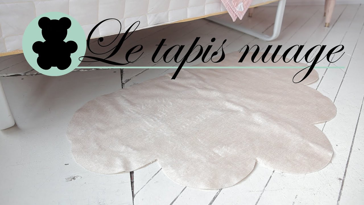 Diy décoration comment faire un tapis en forme de nuage le ...