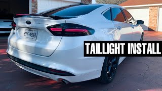 Installing the COOLEST TAILLIGHTS on my Ford Fusion!