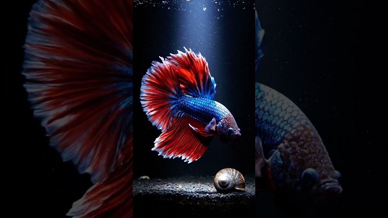 The Ultimate Low Light Tank Bucephalandra & Red Betta 🌿🔴 