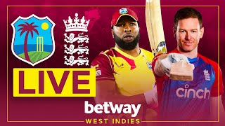🔴  LIVE | West Indies v England | 1st Betway T20