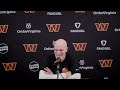 HC Dan Quinn Speaks to the Media on Victory Monday | Washington Commanders