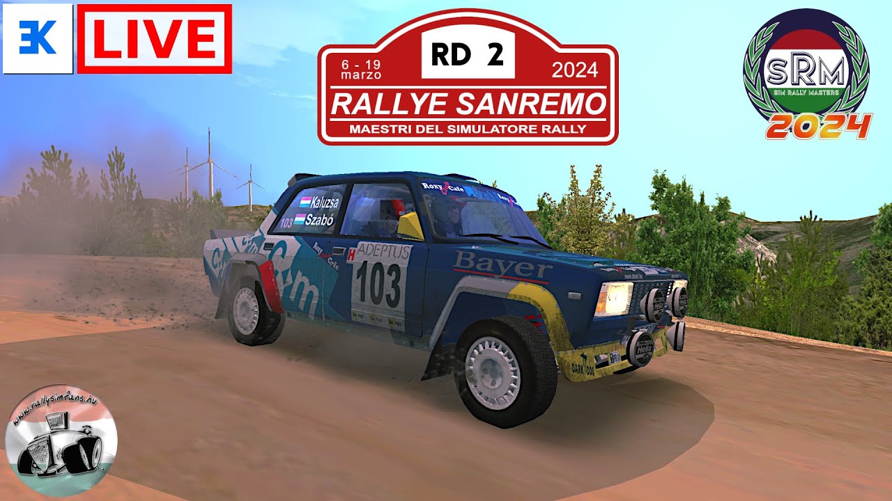2024 Sim Rally Masters Round 2: Sanremo (Legs 1-2) - YouTube