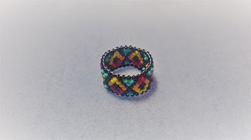 How to Even Count Peyote Stitch - Making the Ring of Fire