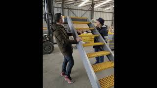 FRP work Platform trial assemble and packing loading