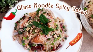 Download Lagu EP.77.Thai Glass Noodle Spicy Salad with minced pork.- IN Lunch Recipes MP3