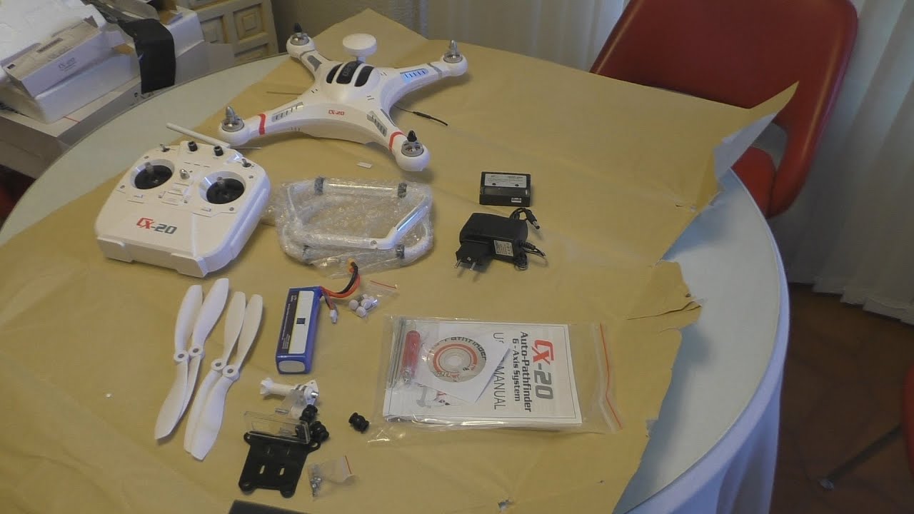 Unboxing cheerson CX 20 open source YouTube