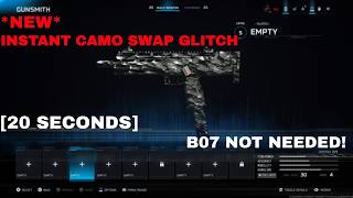 *NEW* INSTANT CAMO SWAP GLITCH! ANY CAMO! B07 NOT REQUIRED!