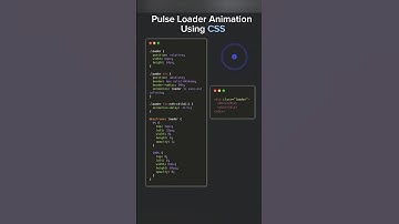 pulse loader using pure css #coding #viral #softwaredevelopment #shorts