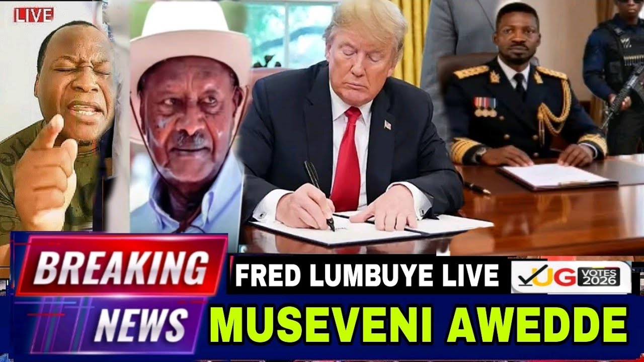 FRED LUMBUYE LIVE: MUSEVENI KAWEDEMU WETWOGERELA EBINTU BITABUSE TAWONA 
