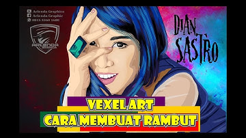 Cara Mudah Membuat Vector Rambut !!! Di Corel Draw!!!