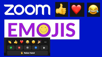 How to Put EMOJIS on ZOOM  😂  ✋  👍🏿 (Reactions buttons for everyone)