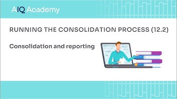 How to run the consolidation process in AccountsIQ (12.2)