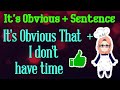 it&#39;s obvious||   जाहीर सी बात है कि | it&#39;s obvious ka hindi meaning  #lakshmanse