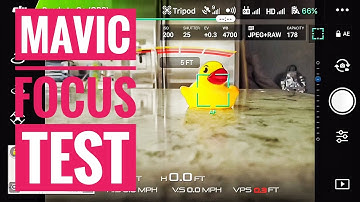 DJI Mavic Pro Camera Auto Focus Manual Test (links bellow)