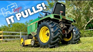 FIRST PULL WITH THE TURBO TRACTOR! | EZ BUCK | JOHN DEERE 330