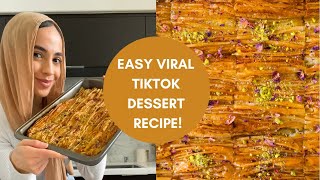 Easy &amp; Delicious Dessert Using Phyllo! Viral TikTok Recipe