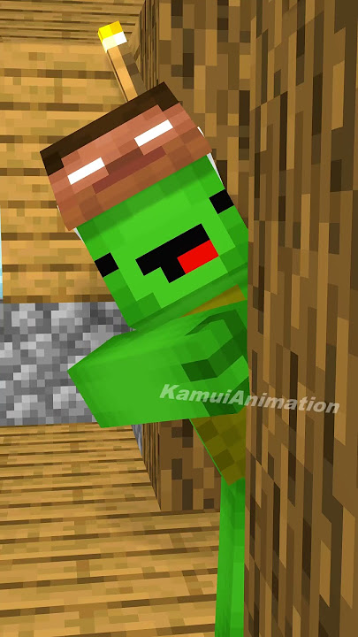 Mikey threatens JJ - MAIZEN Minecraft Animation #shorts