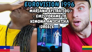REACTION TO Mariana Efstratiou - Emis Forame To Himona Anixiatika (Greece 🇬🇷 Eurovision 1996)