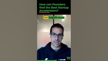 How can Founders find the Best Accelerators for Startups?#entrepreneurship #startups