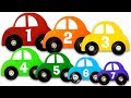 Father and Son Play with Wooden Toy Parking Garages and Cars Father and Son Play with Wooden Toy Parking Garages and Cars
