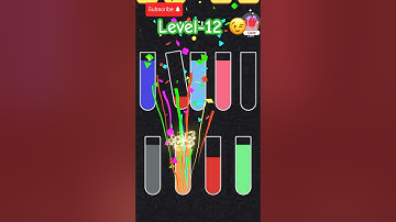 Water Sort Puzzle Level 12 – Ultimate Satisfying Tube Challenge! 💧🧪