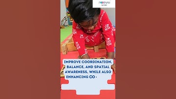 Obstacle course activity benefits:Improve coordination, balance, and spatial awareness #sensoryplay