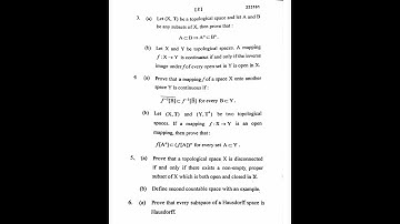 Hnbgu 2021-22 Topology Question paper#shorts#trending#solution#links is in comment box👉