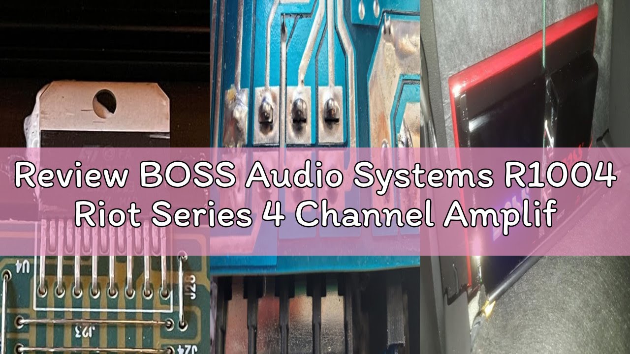 Review BOSS Audio Systems R1004 Riot Series 4 Channel Amplifier Car ...