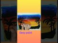 #shorts / Beautiful Easy Landscape Painting🌅🌈/acrilic sunset