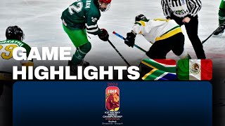 HIGHLIGHTS | South Africa vs. Mexico | 2024 #IIHFWorlds Division 3A