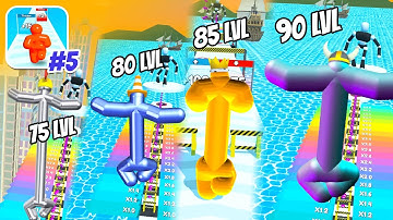 Tall Man Run - level 75 to 90 | Gameplay #5