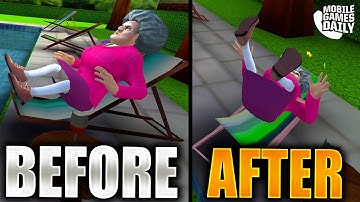 SCARY TEACHER 3D Gameplay Walkthrough Part 9 - Sun Bath Disaster (iOS Android)