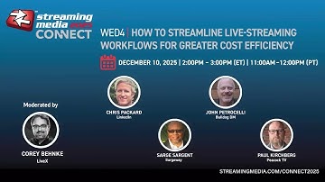 How to Streamline Live-Streaming Workflows for Greater Cost Efficiency