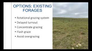 April 2022 Drought Workshop - Management Plan; Ashley Garrelts