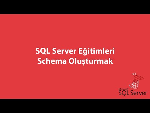 SQL Server'da Schema Oluşturmak