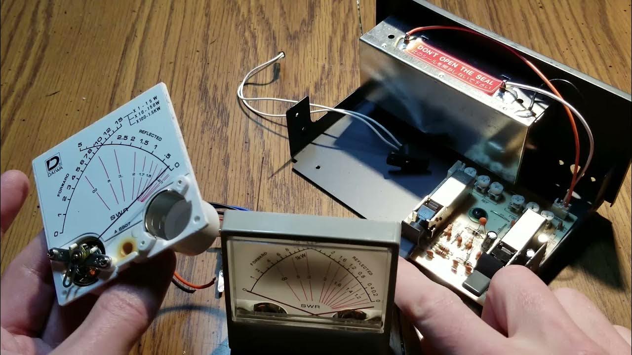 Replacing a Analog Meter Movement in a Daiwa CN-101L - YouTube