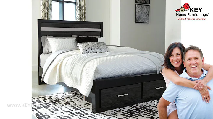 Ashley Starberry Queen Panel Bed With Storage | KEY Home