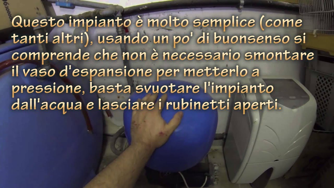 Nozioni autoclave: come mettere a pressione il vaso despansione ... Regolazione pressostato autoclave youtube