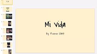 Spanish 3-2 Final Project Presentation- Reese Clark Profile