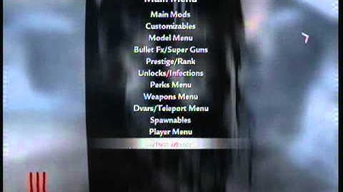 Call of duty world at war mod menu part 2