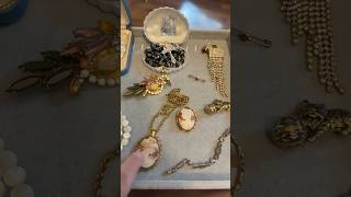 Check out these Beauties Miriam Haskell Jewels by Trifari Cameos Bohemian Garnet
