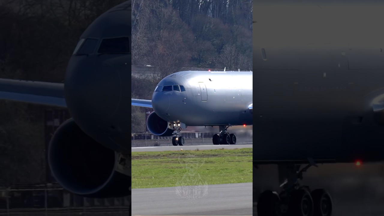 U.S. Air Force KC-46A Pegasus Takeoff From Boeing Field 