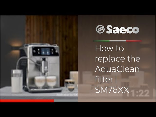 Saeco Xelsis - How to replace the AquaClean filter | SM76XX - YouTube