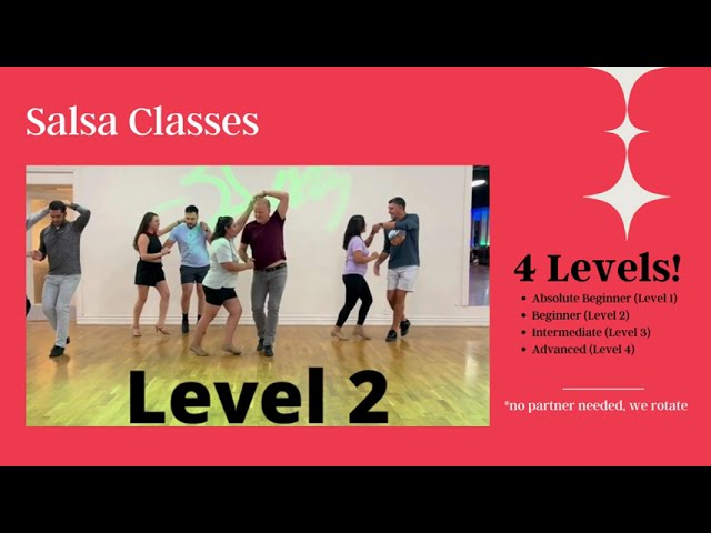 Learn to dance salsa in Oklahoma City with Latin Fusion Oklahoma. We offer the following levels every class: Absolute Be