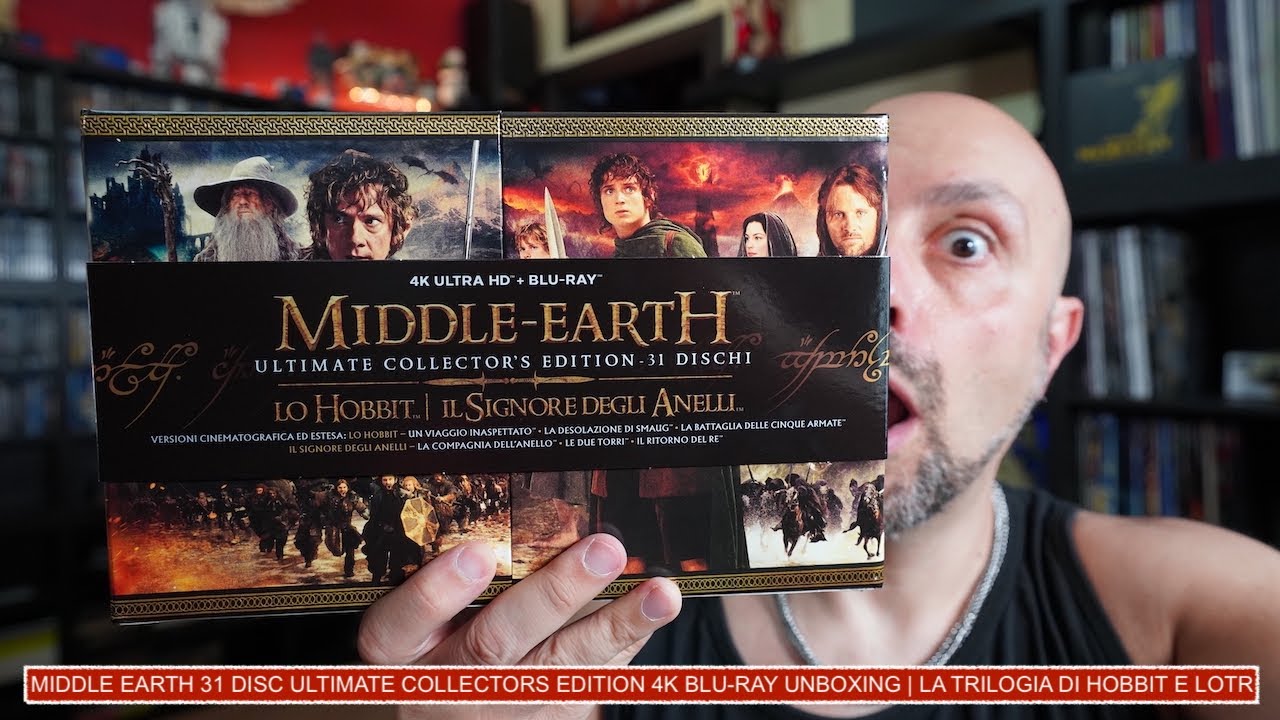 MIDDLE EARTH 31 DISC ULTIMATE COLLECTORS EDITION 4K BLU-RAY UNBOXING