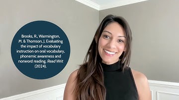 September 2024 Reading Research Recap: Vocabulary Instruction in Early Grades