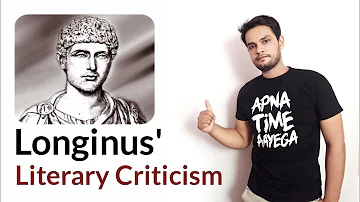 Literary Criticism : Cassius Longinus "On the Sublime" in Hindi