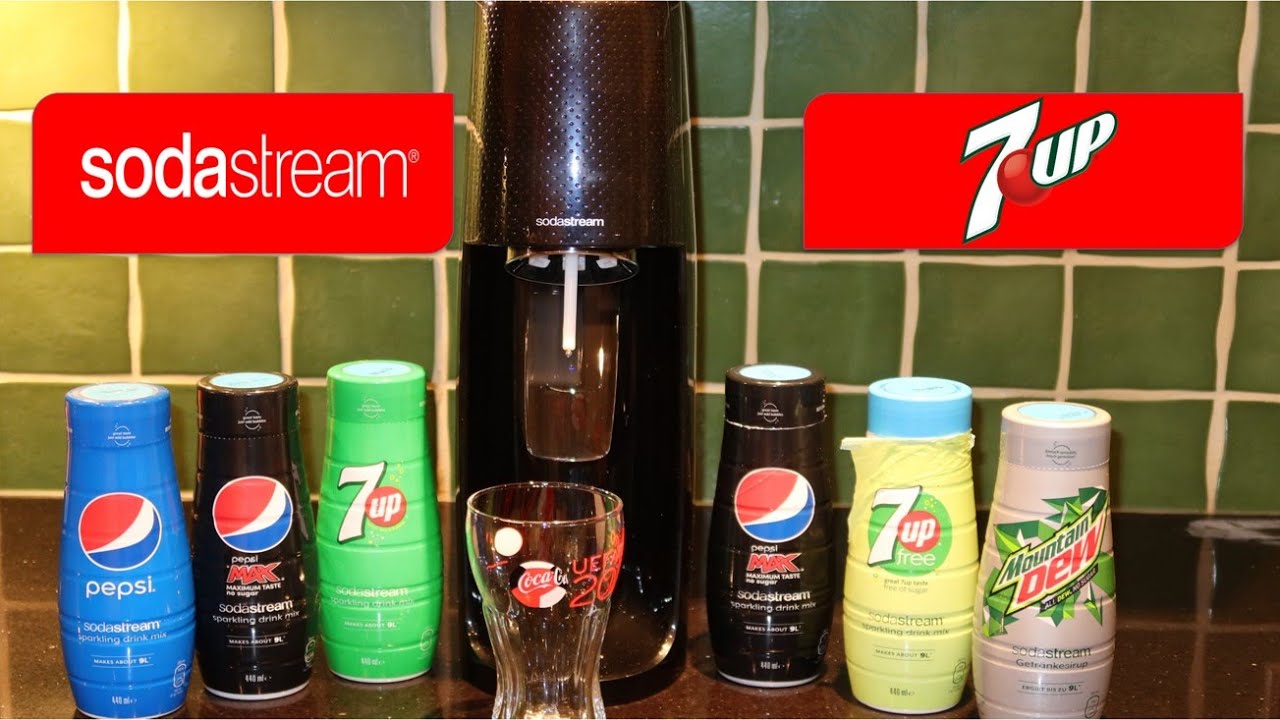 SodaStream How to Make Great Sparkling Pepsi & 7UP 